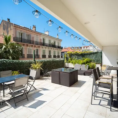 Luxueux 3 Terrasse De 90m Hypercentre - Wifi Clim - 6 Pers Апартаменты Канны
